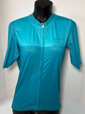 La Passione "Worth the Effort" Short Sleeve Cycling Jersey - Teal Made in Italy